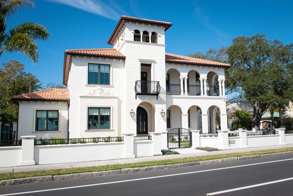 Bayshore Boulevard Custom Home Tampa Street View